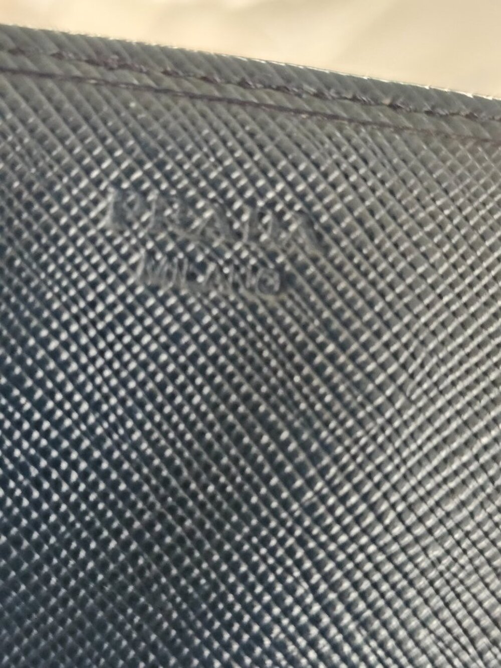 PRADA Milano Navy Blue Saffiano Leather Continental Wallet w/ COA - Picture 6 of 12
